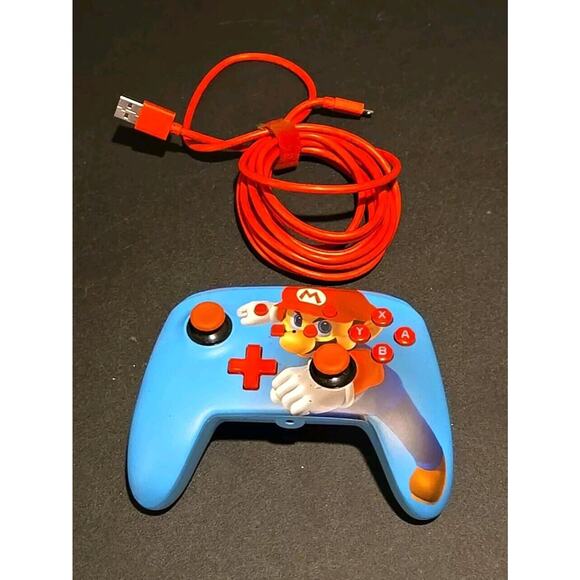 Nintendo Switch Mario Controller Untested With Power Cord - Picture 1 of 1